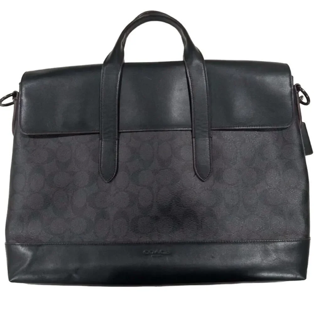 Vintage Coach Signature briefcase/tote soft leather
